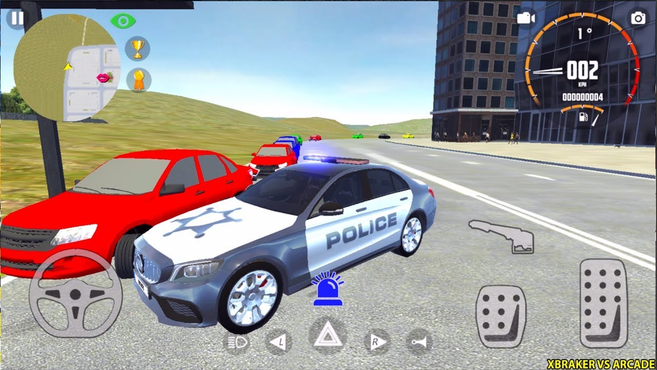 Car Simulator C63 - Luxury Police Car Mercedes C63 AMG - Best Android Gameplay FHD