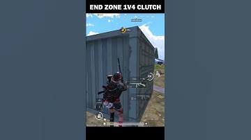END ZONE 1V4 CLUTCH #shorts #bgmishorts #pubgshorts