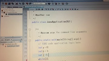 Java netbeans fibonacci # 13