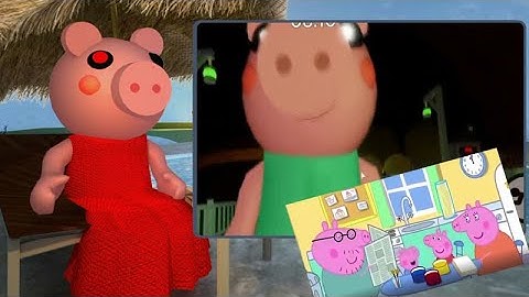 Piggy react to Piggy memes and funny moments part 4! Roblox animation (Vacation Edition) !!Gacha