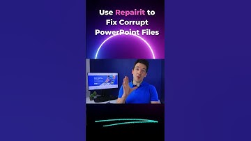 Use Repairit to Fix Corrupt PowerPoint Files #wondershare #recoverit #repairfiles #datarepair