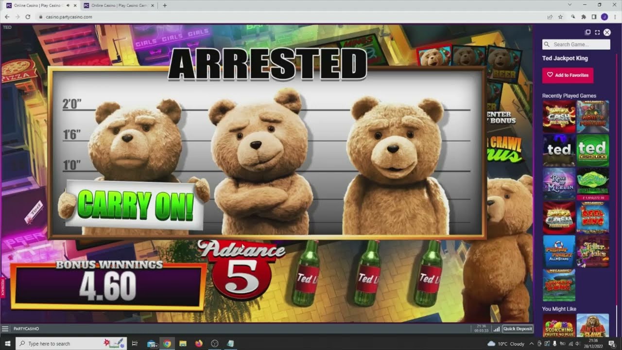 Can Ted Really Pay? A Bonus On Every Ted Slot! Online Casino Slots ...