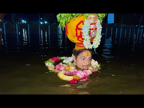Rakesh Bonam Anna 2024 | Bonam rakesh Anna Bonam Dance at Edupayala Jatara 2024