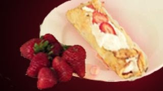 Strawberry Crepes Recipe : Crepes Recipes