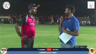 KCC T-20 Desert Championship Finals SCORPIONS KUWAIT  vs YSSC Live from Sulaibiya Cricket Ground