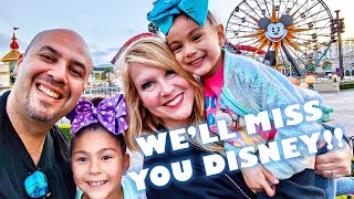 Saying goodbye to Disneyland...