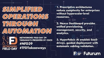 Simplified Operations Through Automation with Cisco