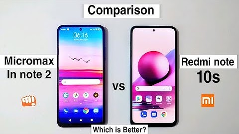 Micromax In note 2 vs Redmi note 10s Comparison: SpeedcTest, PUBG Graphics, Antutu, Fingerprint Test