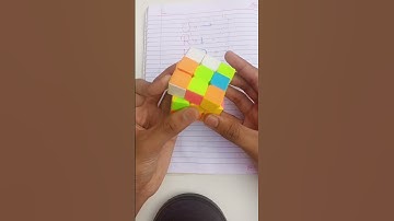 How to solve  Rubiks cube in 4 moves  😍😍#shorts #shortsfeed #viral #trending #kingofcuber