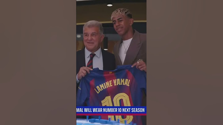 ¡LAMINE YAMAL, EL NUEVO 10 DEL BARCELONA! #Shorts
