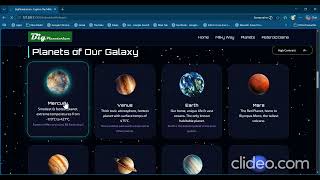 Big Planetarium Website | Walkthrough and Technical Breakdown | By Kayal Vizhi Munirajan. screenshot 1