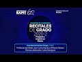 Recital de Grado 2020-2. Lina Marcela Gómez Úsuga