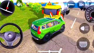 Indian Car 3D Stunts Simulator Game gadi bala video bus Jcb tractor video Car driving #games #gadi52