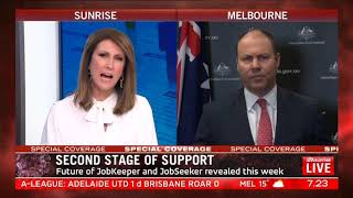 Interview with Natalie Barr, Sunrise, Channel 7 (20 July 2020)