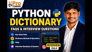Python Dictionary Tutorial | Methods, Operations, FAQs & Interview Questions