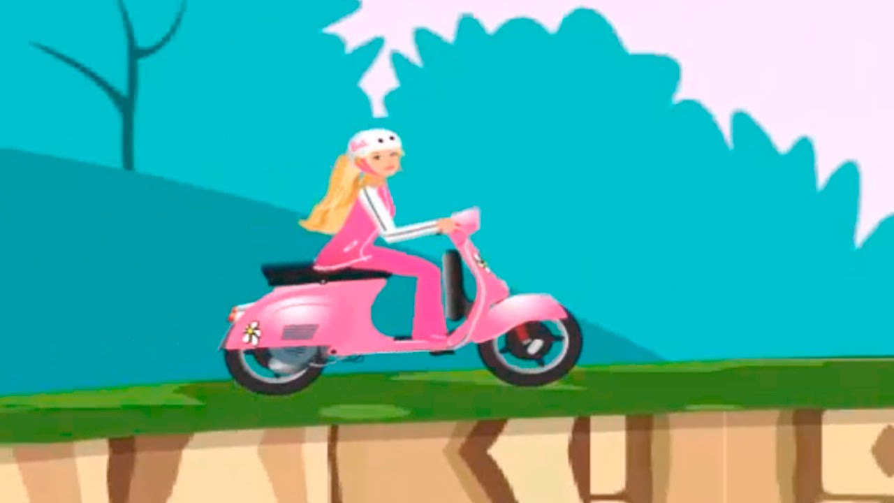 barbie scooter game