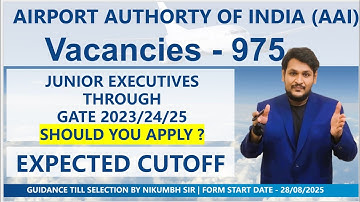 Minimum GATE Score Required For AAI | AAI gate score analysis & expected cutoff