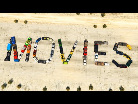 видео: GTA V All Movie & TV vehicle builds | Total 60+ Vehicles