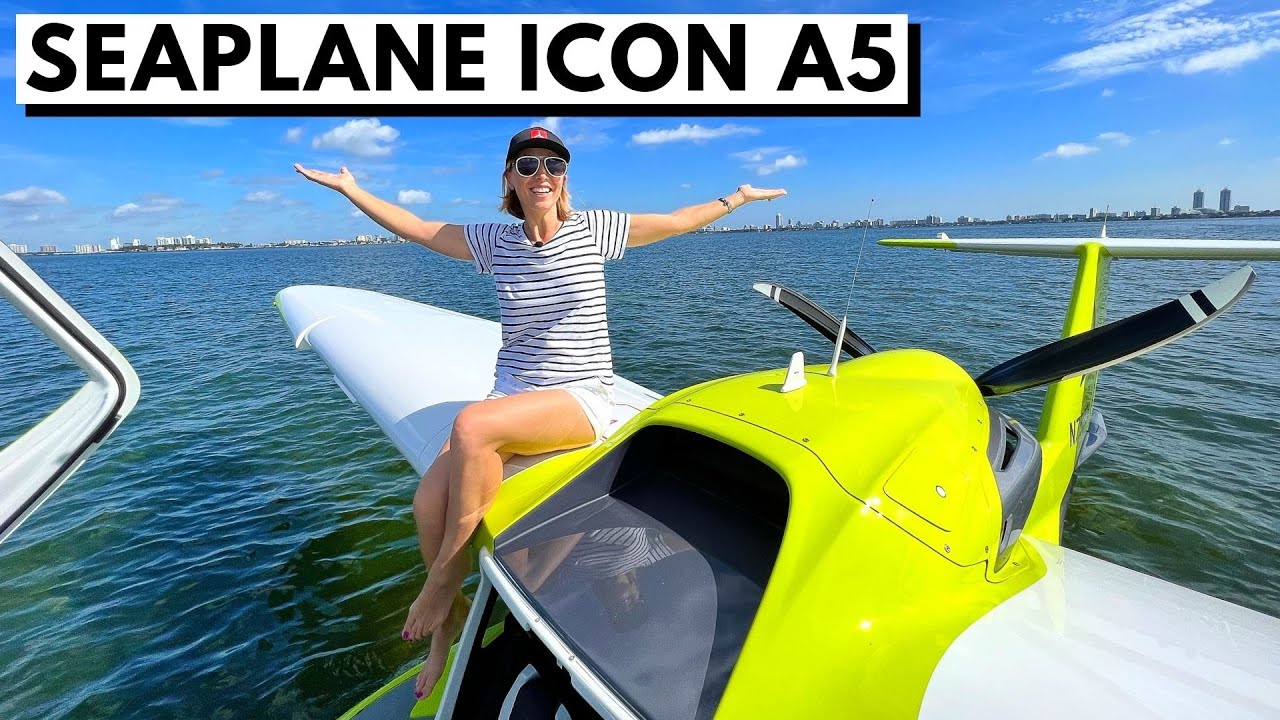 $379,000+ ICON A5 SEAPLANE / Amphibious Light-Sport Aircraft Aviation Demo Flight & “Boat” Tour