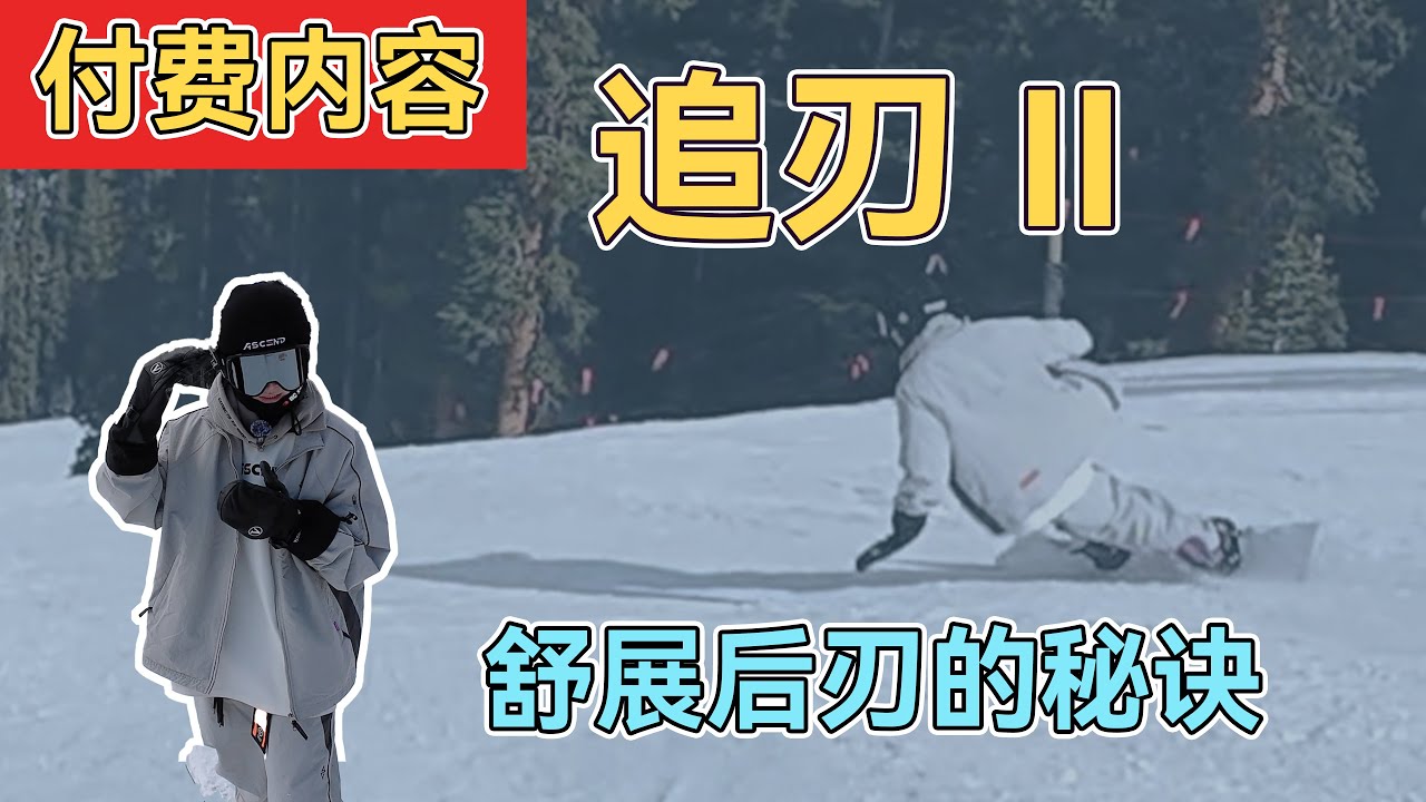 【刻滑高阶意识】又一期付费内容❗️一个小动作拯救你万年都打不开的胯 刻滑姿态大改善