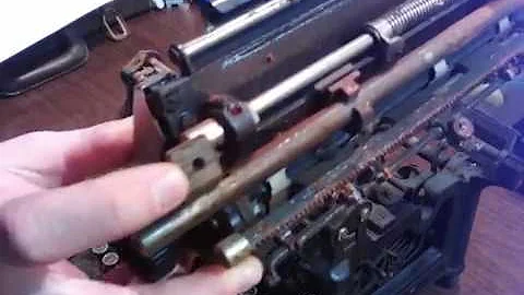 Underwood No.5 Carriage Remove