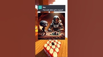 Cute Alien in a Mars  😇 😍 #ai #aiart #aigenerated #shorts