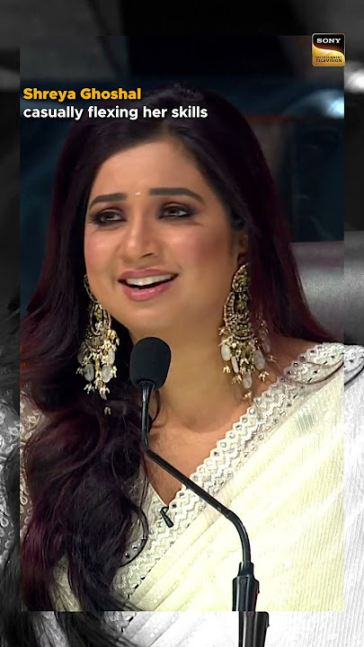 Shreya जी की आवाज़ एक वरदान है 😍#IndinIdol #Shorts #ShreyaGhoshal #Music