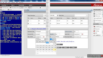 Abacus Sabre Red Workspace APIS