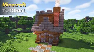Minecraft: How to Build a Small Medieval House | Medieval Village House (Tutorial)