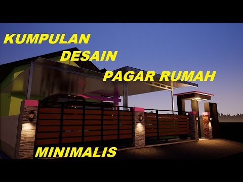 Kumpulan Model Pagar Rumah Minimalis Inspirasi Desain Pagar Rumah