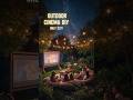 Outdoor Movie Night With $37 Projector - MAGICAL!