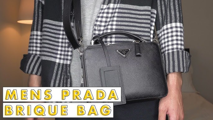 Prada Brique Saffiano Leather Cross-Body Bag Review 