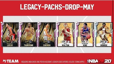 2k20 myteam locker code for legacy packs!!