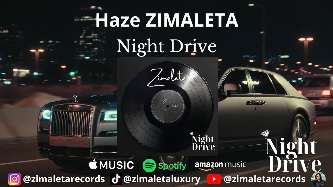 Night Drive Official Music Video | Luxury Night Cruise & City Lights Flex 🌃💎 | Haze Zimaleta