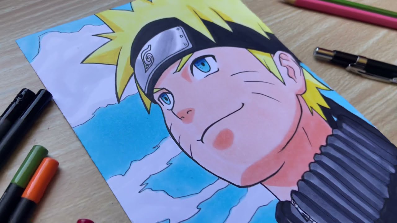 como desenhar o Naruto - How to draw Naruto 