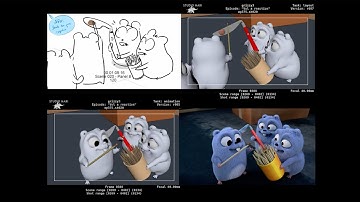 From Sketch to Screen 🎬  Behind Grizzy and the Lemmings’ Theft Reactions