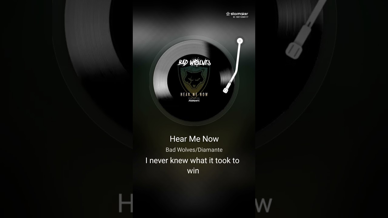 Bad Wolves Hear Me Now going out to My Sexy Badass Wife Mrs Ariana Grande Butera Westfall 