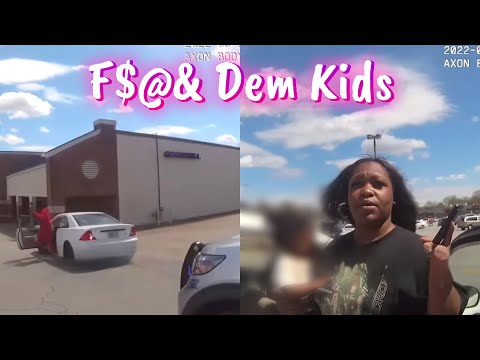 Father Of The Year Abandons Baby Momma And Kids To Flee Police
