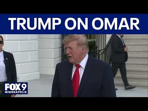Trump calls Ilhan Omar 'terrible person' after federal search