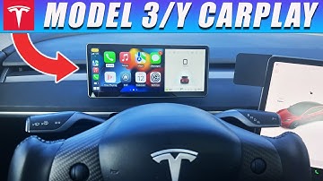 NEW Apple CarPlay Display For Tesla Model 3 & Model Y - Instrument Cluster Must Have Accessory 2022