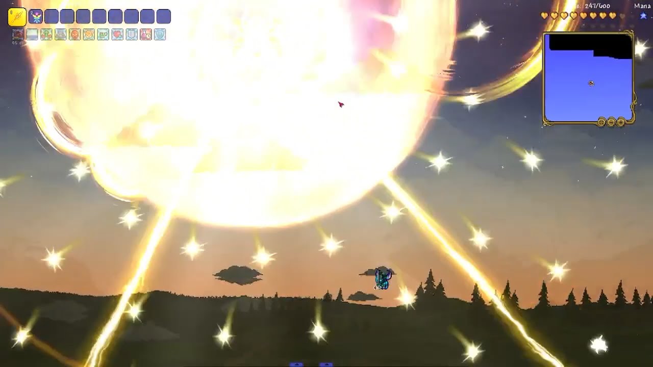 Some idiot fights the sun and forgets to wear the right armor