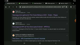 tutorial de como descargar SLICKPOO THE CLOWN pero en apkpure y en happy mod / para red maw gaming screenshot 3