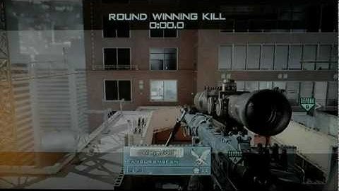 MW2 quick scope round winning kill