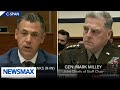 'Did you call them terrorists?' Congressman joins Newsmax after calling out Gen. Milley