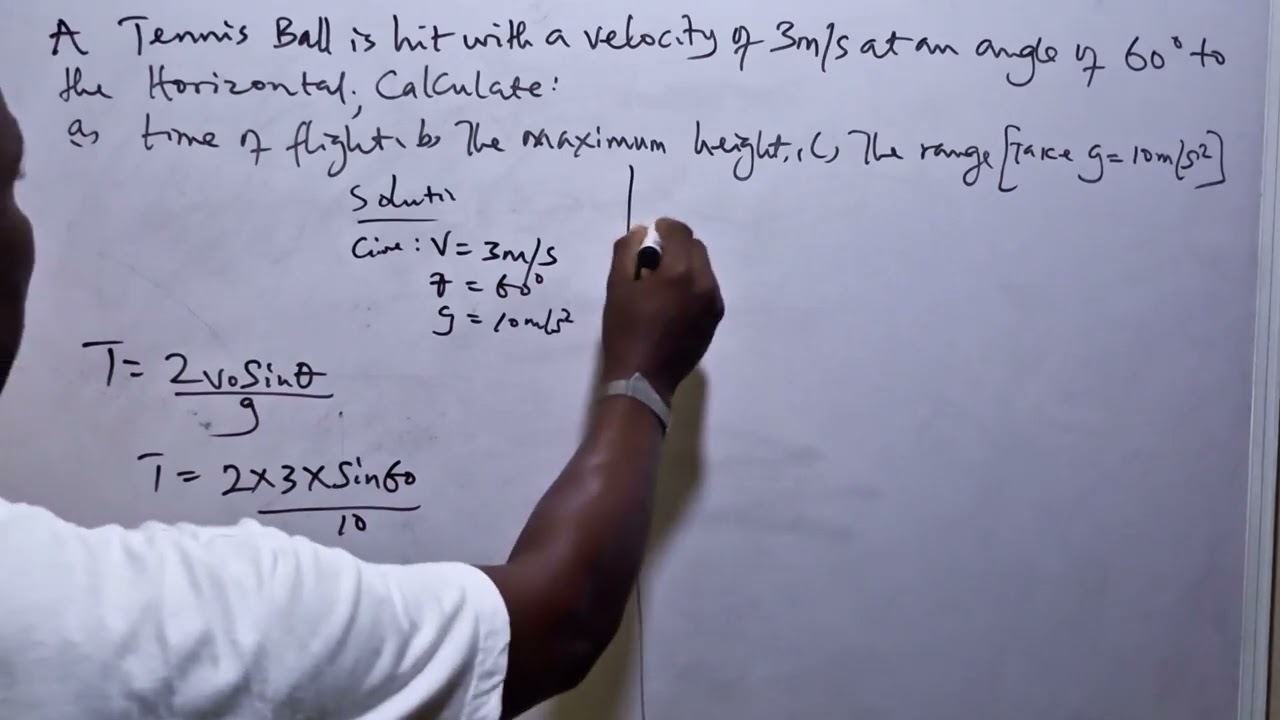 Projectile Motion Made Easy: Time of Flight, Maximum Height & Range Explained!