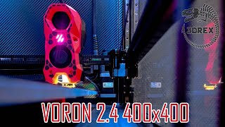 3D принтер Voron 2.4 с полем 400х400, знакомство.