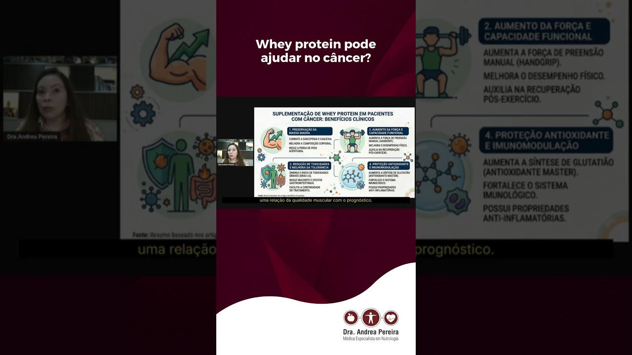 Whey protein pode ajudar no câncer?