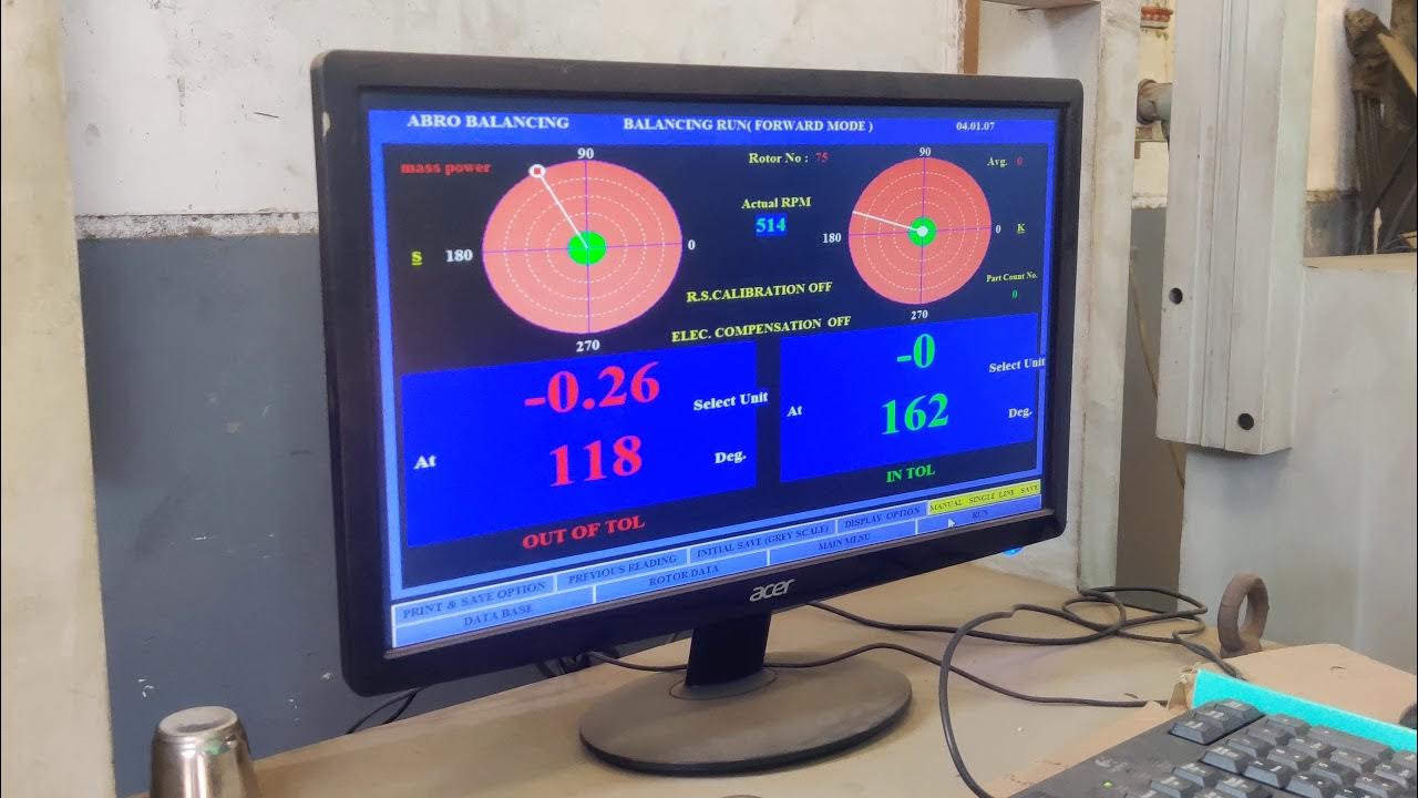 dynamic balancing of pulley YouTube