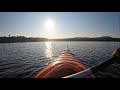 RELAXING SOUNDS OF KAYAKING in the national park of kiamika | ASMR