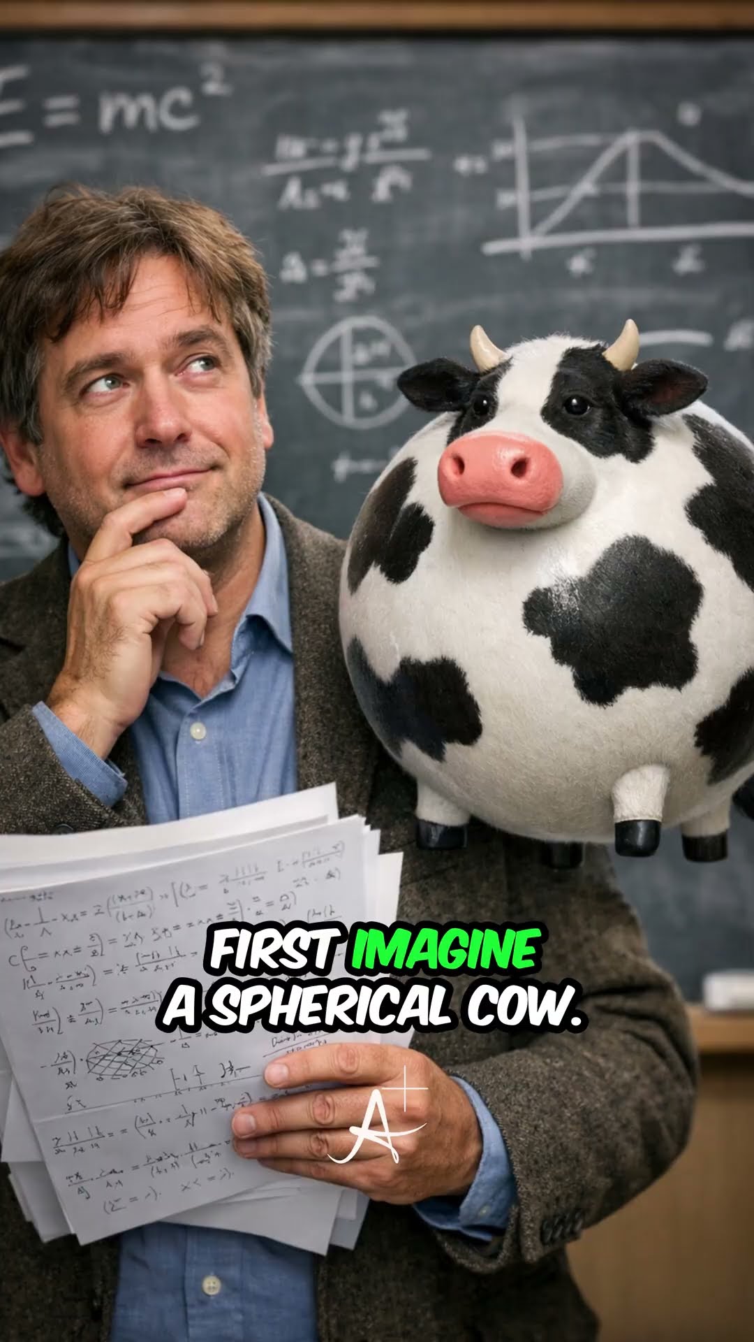 趣味・スポーツ・実用 Consider a Cylindrical Cow: More Advent Spherical Cow Explained: The Famous Physics Joke - YouTube
